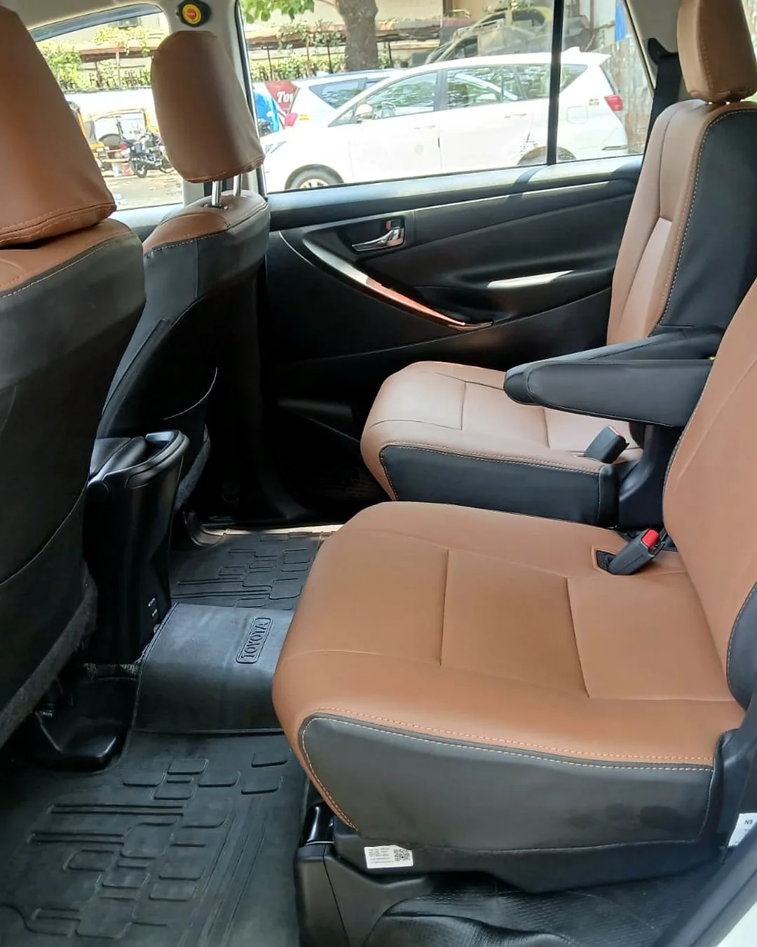 Toyota Innova Crysta interior — Konkan Central Andheri