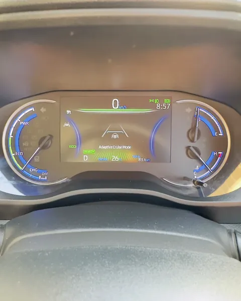 Innova Hycross ADAS adaptive cruise display
