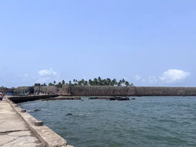 Sindhudurg Fort seen from the Malvan jetty